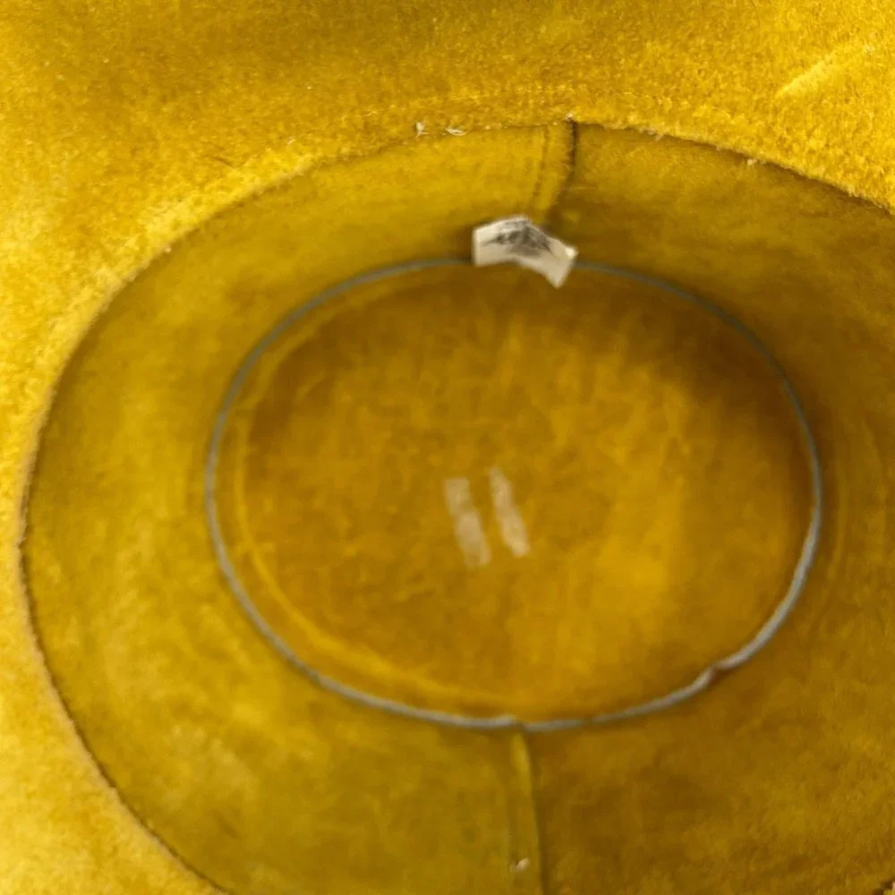 VINTAGE | Skully's by Henschel Western Tan Leather Hat